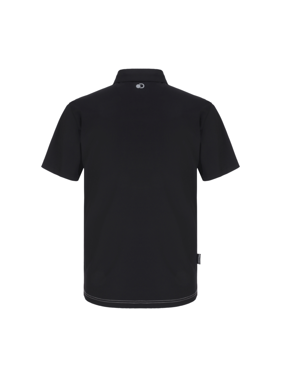 Discovery Innoblock  立領 POLO衫 襯衫 高爾夫 黑色 男