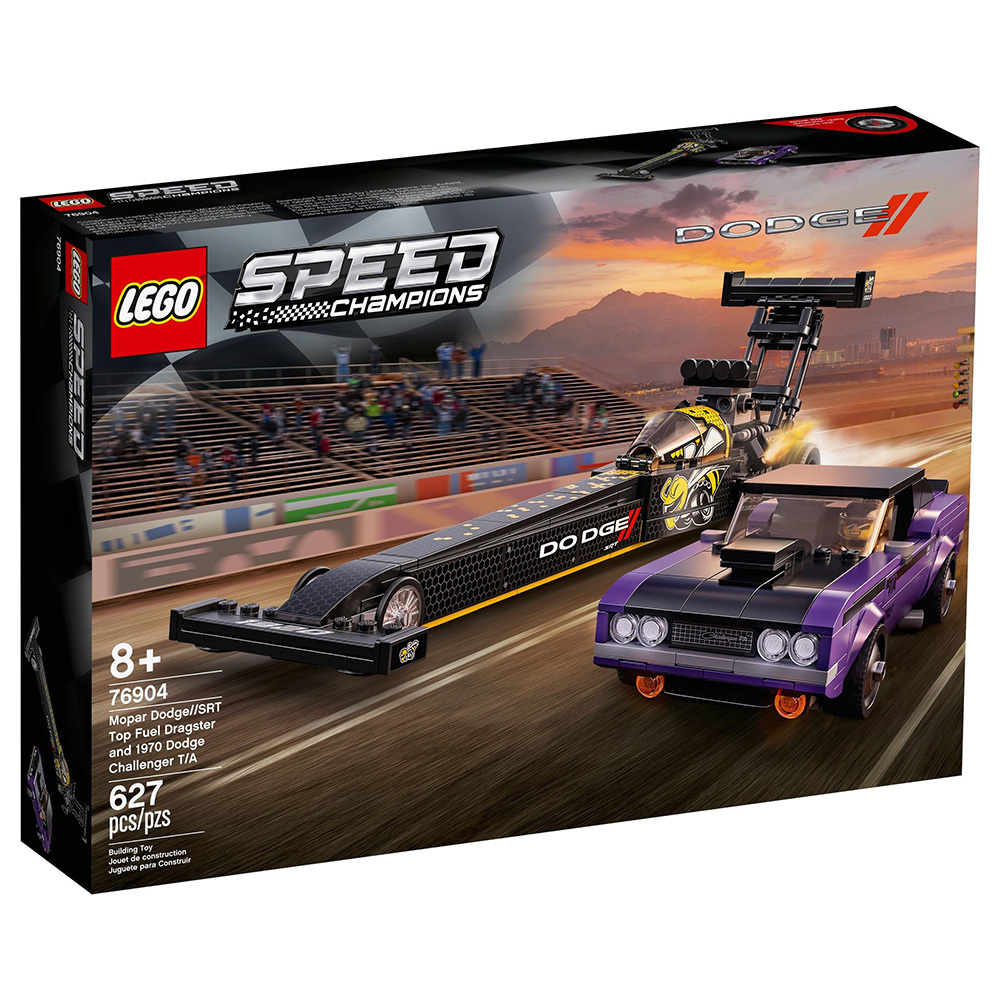 樂高積木 LEGO《 LT 76904  》SPEED CHAMPIONS 系列 - Mopar Dodge//SRT Top Fuel Dragster and 1970 Dodge Challenger T/A