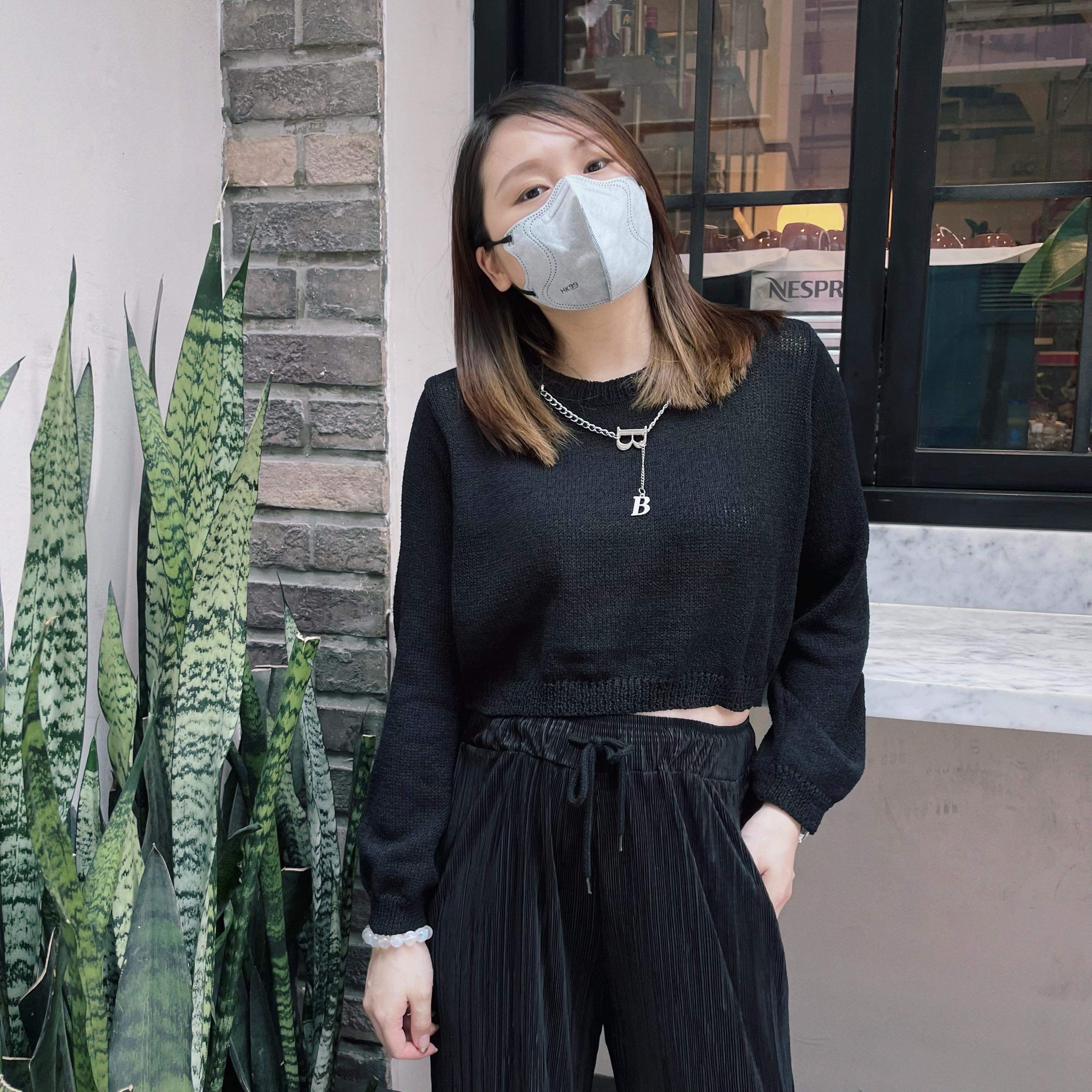 【Hoi2推介】線衫～B字鏈圓領長袖TOP