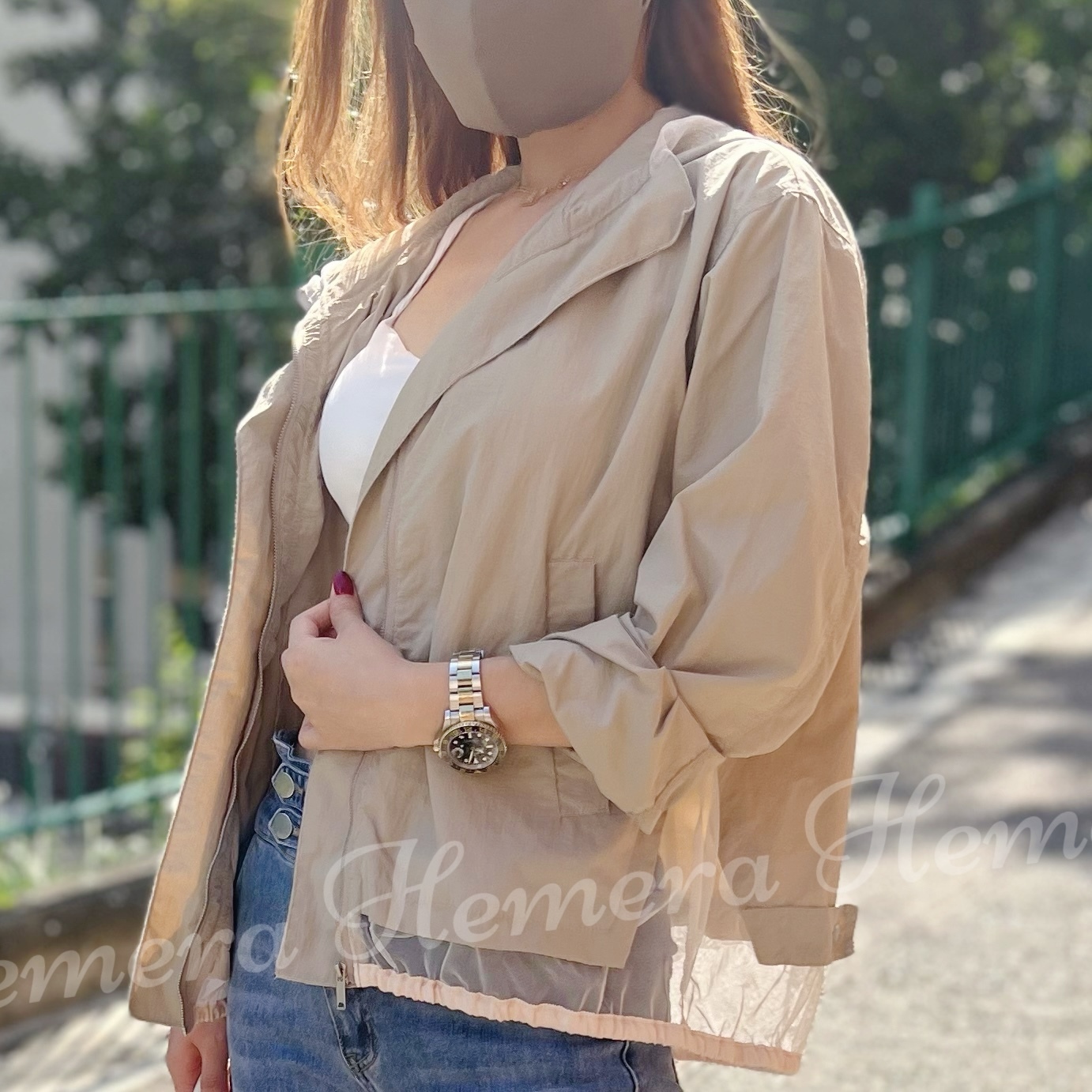 Soft Mesh Edge Trench Coat J22S0922