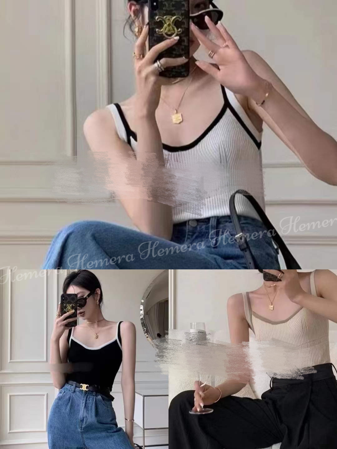 Double Color Edge Vest TP22S0923