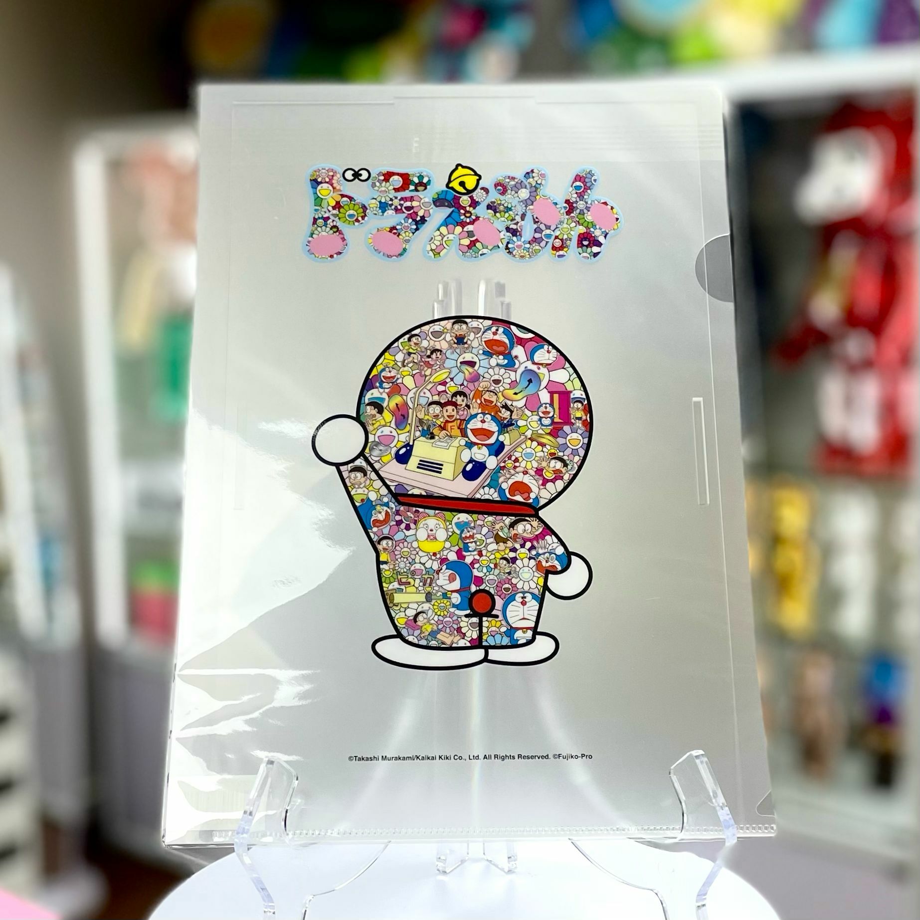 Murakami x Doraemon Expo A4 Folder (Blue&Rainbow)