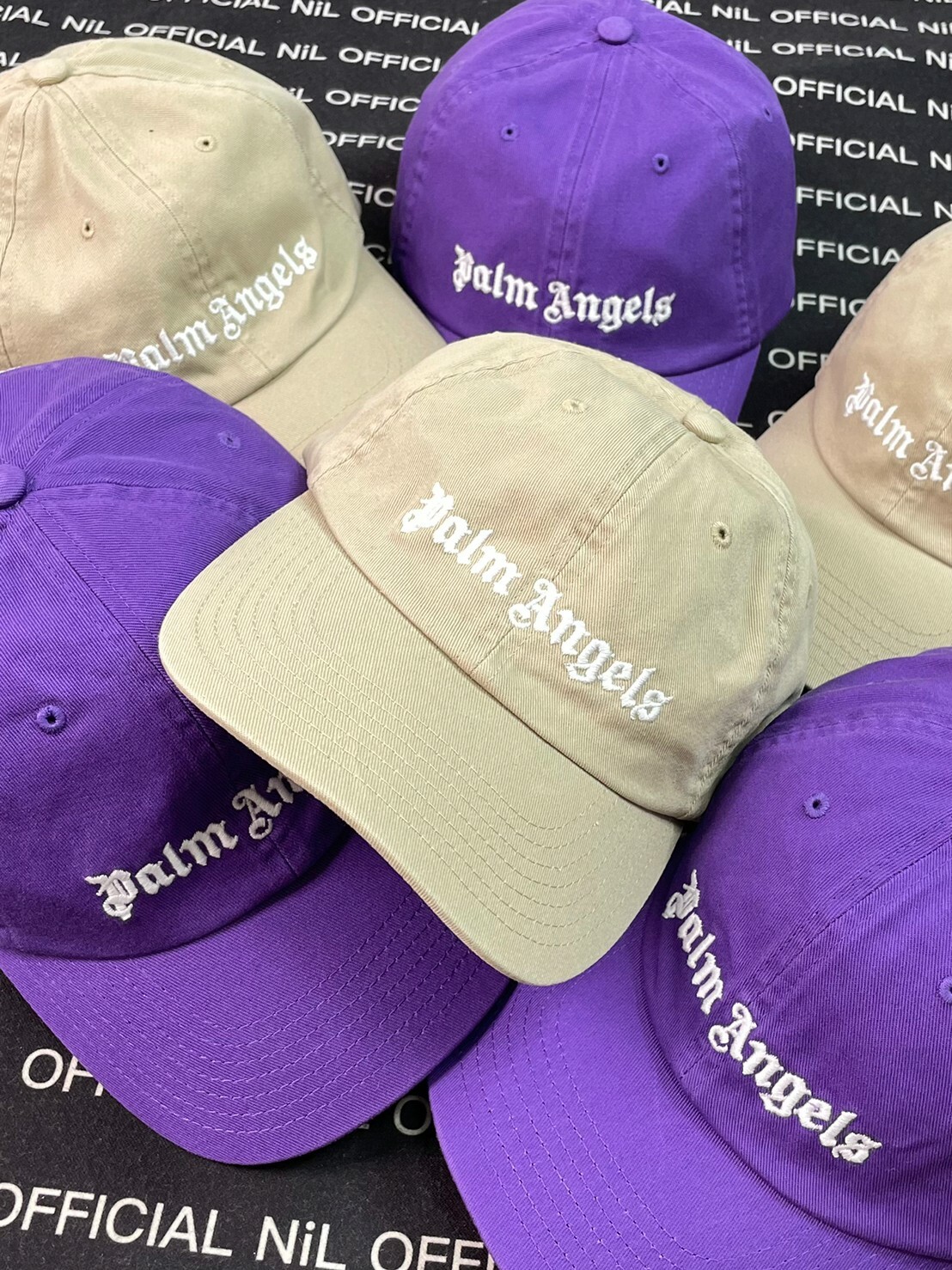 Palm Angels 刺繡字體Logo 老帽