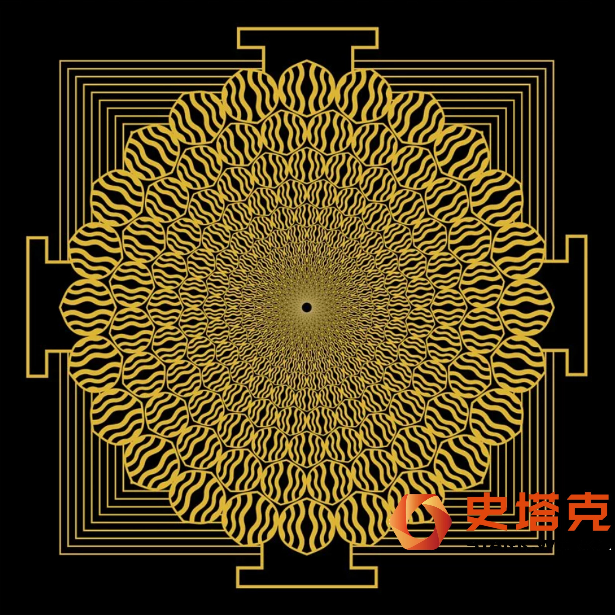 【Muni】壇城牟尼花畫布 30*30 cm