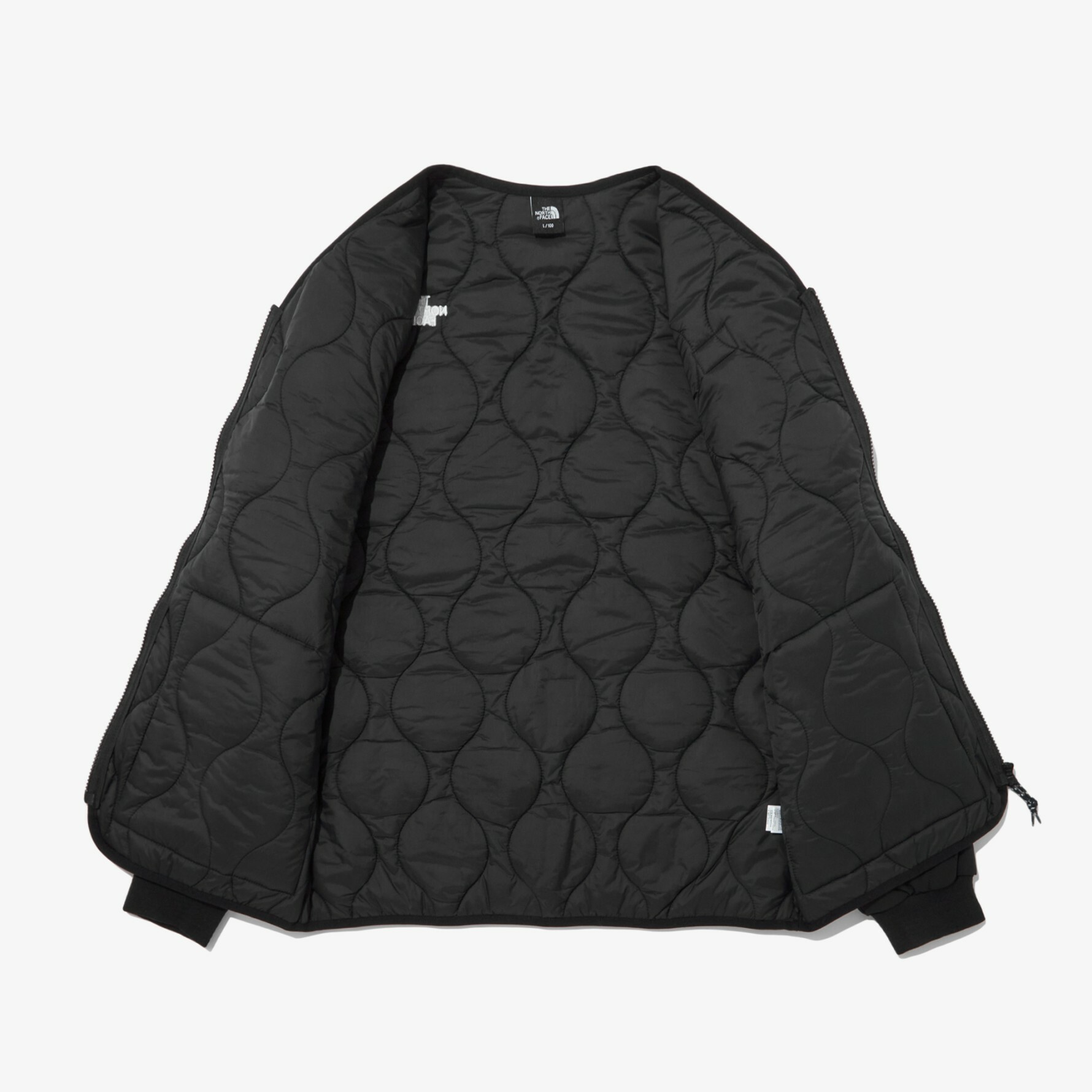 THE NORTH FACE CAMPER HEAT 開襟衫 長袖 外套 黑 NJ3NN55A