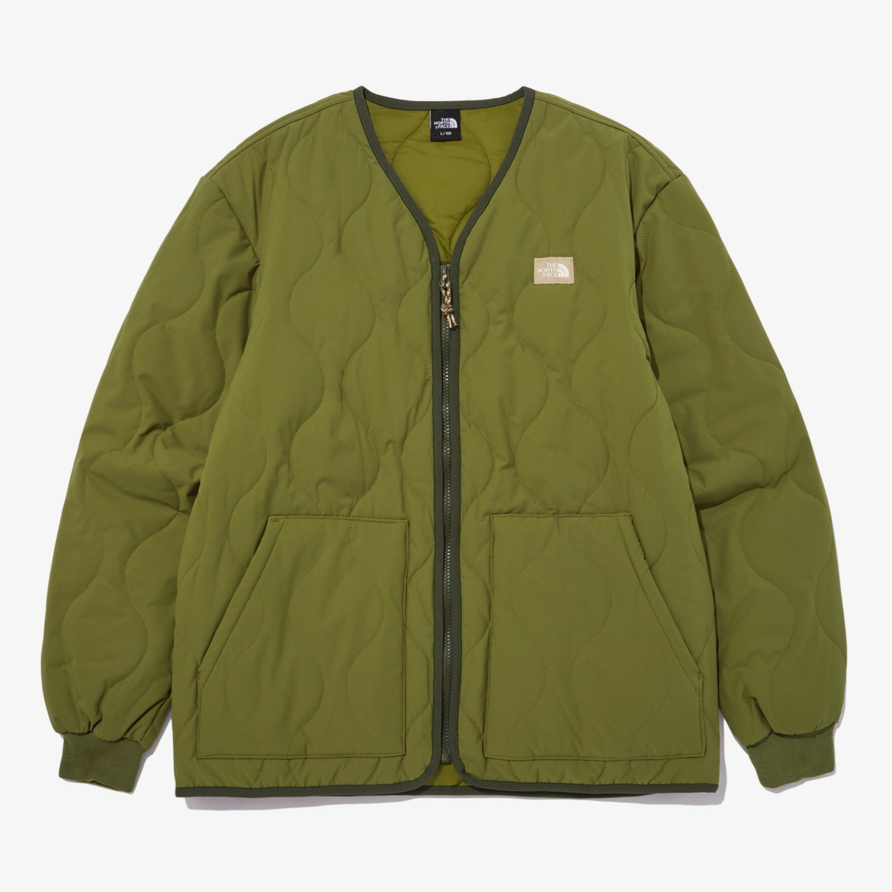 THE NORTH FACE CAMPER HEAT 開襟衫 長袖 外套 軍綠 NJ3NN55B
