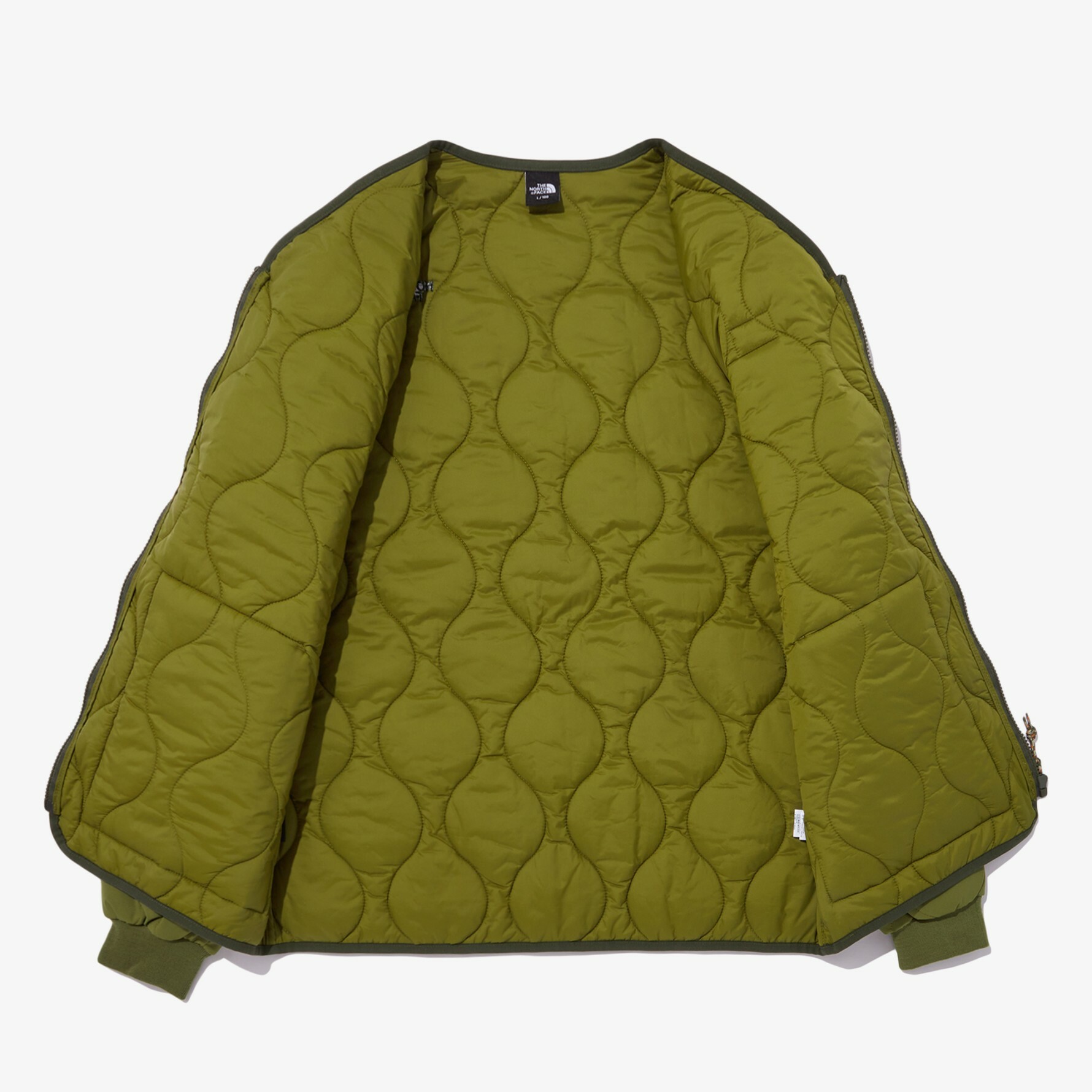 THE NORTH FACE CAMPER HEAT 開襟衫 長袖 外套 軍綠 NJ3NN55B