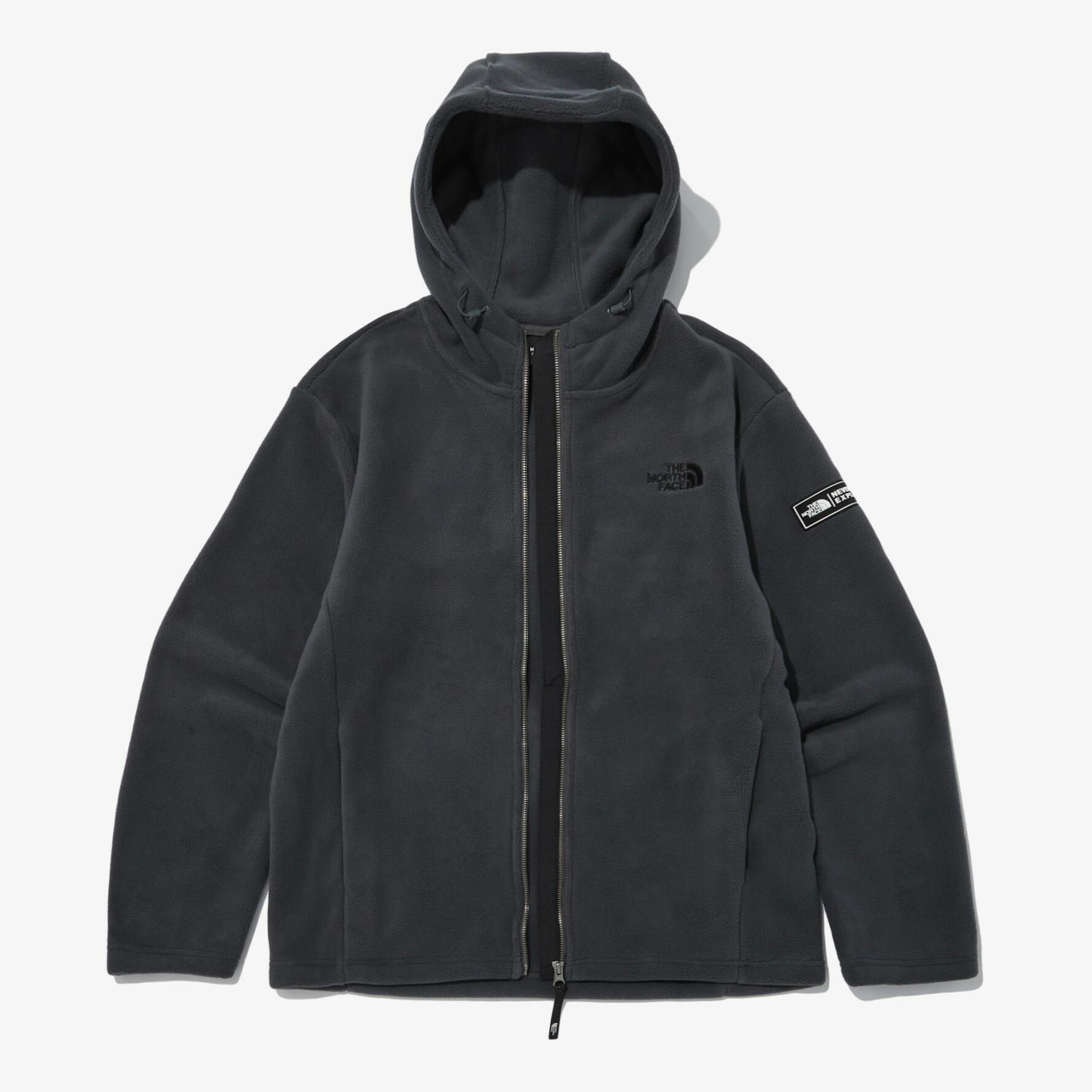 THE NORTH FACE MELLOW FLEECE EX 連帽 外套 炭黑 NJ4FN51B