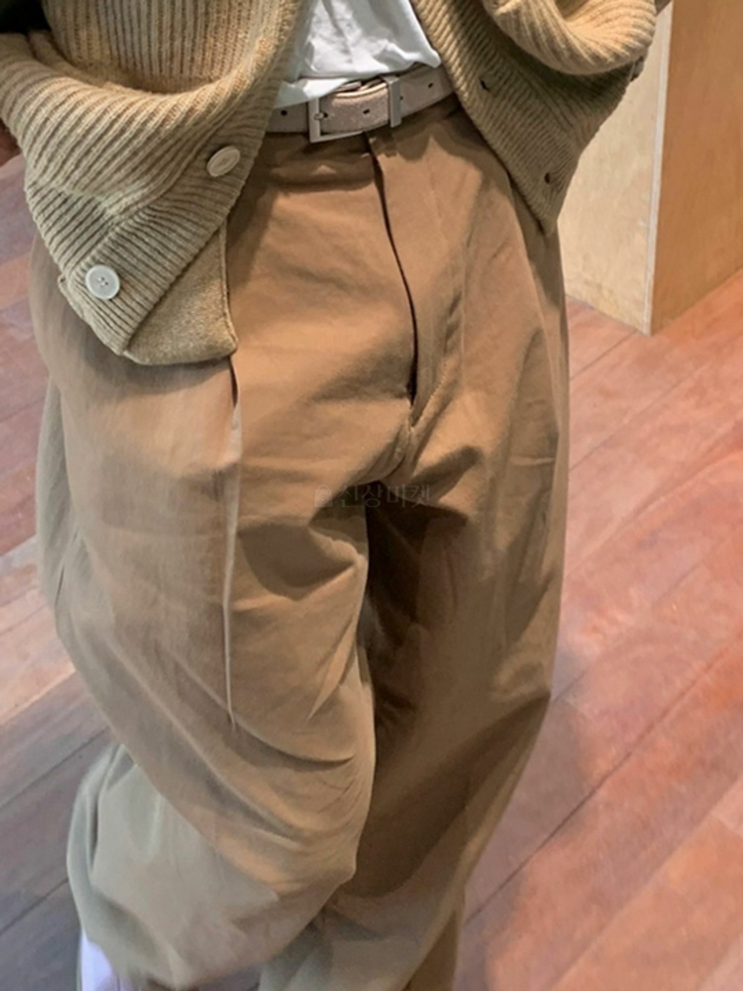 交織文字絨面革意大利天然牛皮腰帶