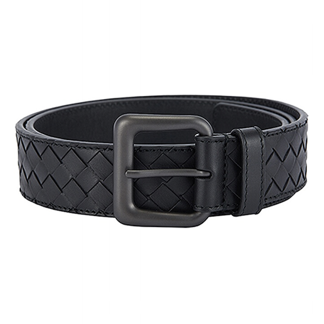 Bottega Veneta BV 編織牛皮皮帶 寬3.5cm
