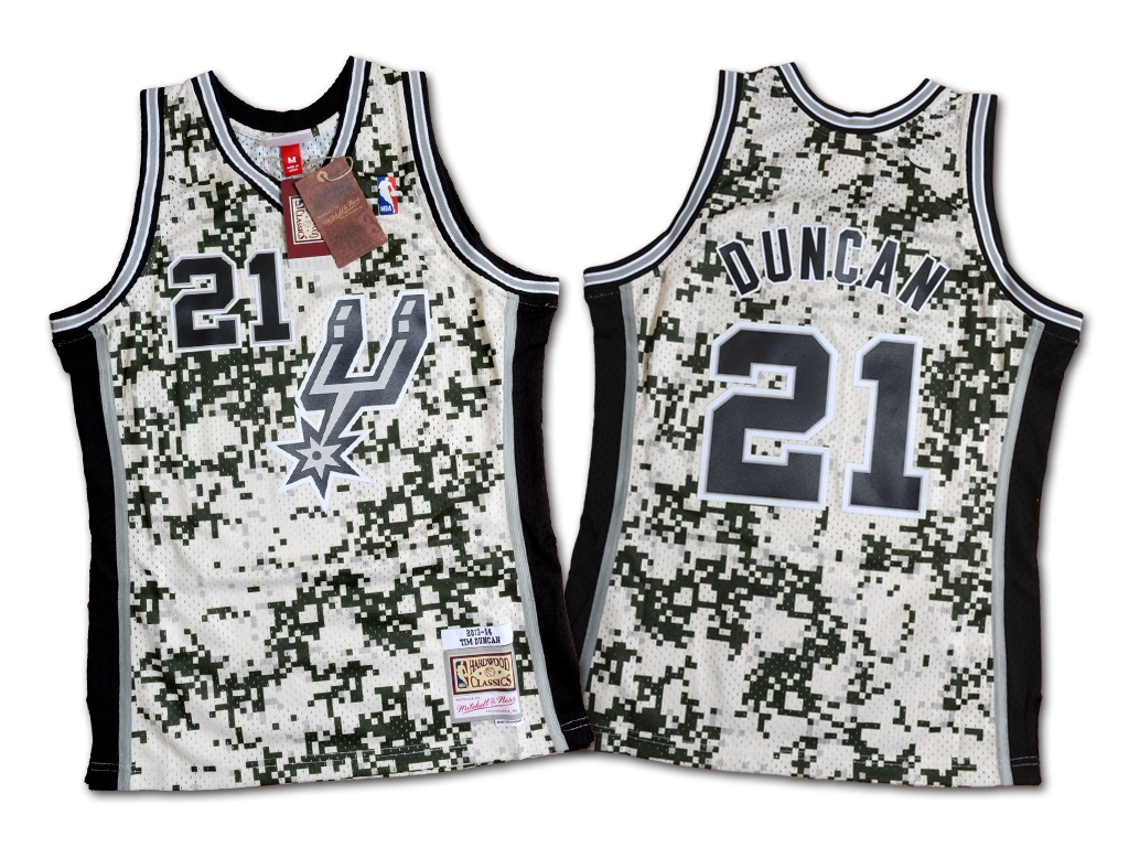 Mitchell & Ness NBA 聖安東尼奧馬刺隊 Tim Duncan 13-14 Pride 復刻 Swingman 球衣