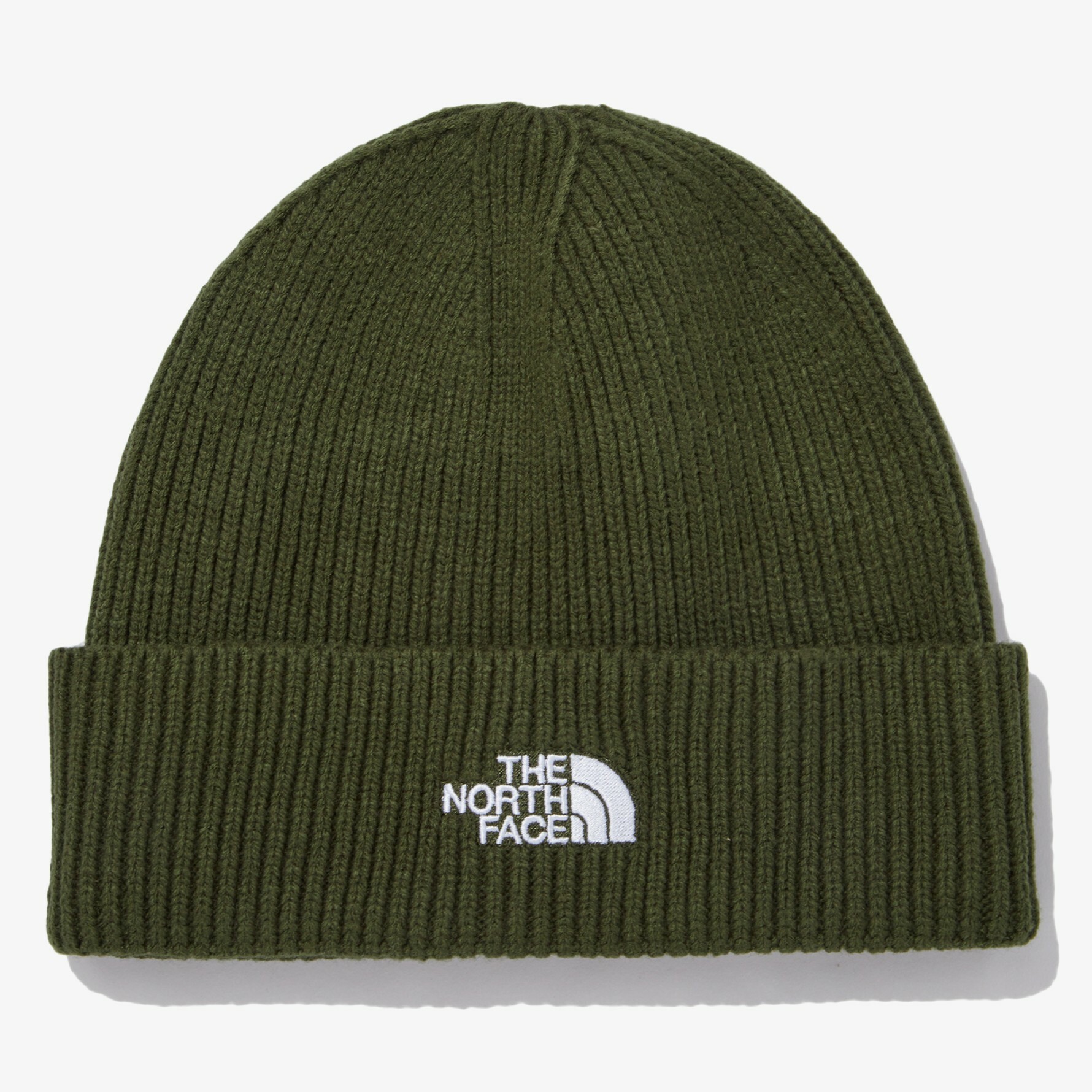 THE NORTH FACE MID BEANIE 22AW 刺繡LOGO 針織毛帽 軍綠 NE3BN51F