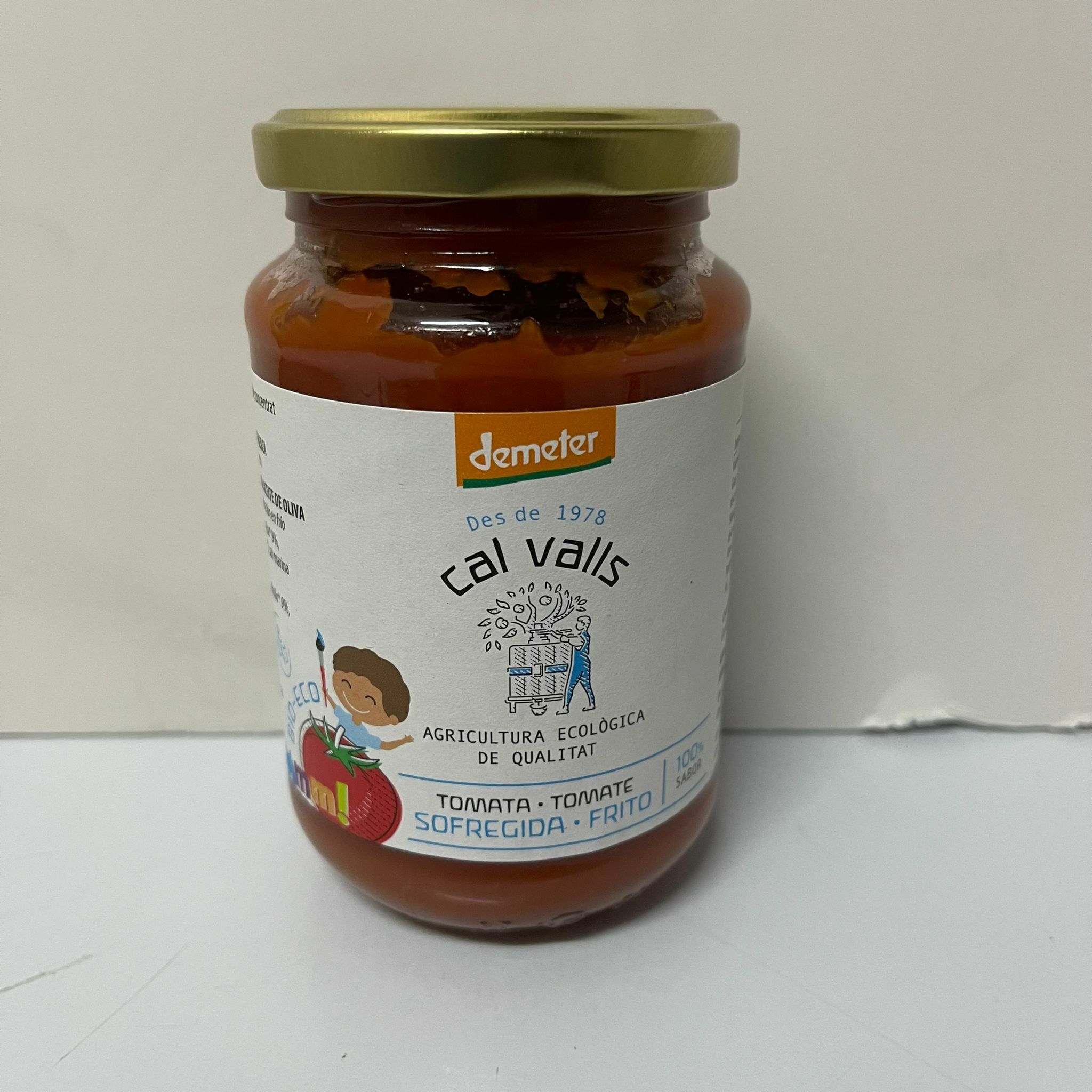 [常溫] 西班牙 Cal Valls 有機無添加糖炒蕃茄醬 350g