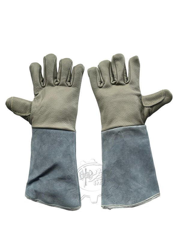 ＊中崙五金【附發票】小牛皮電焊手套 皮手套 防護手套 電焊機專用皮手套 左右手通用 台灣製