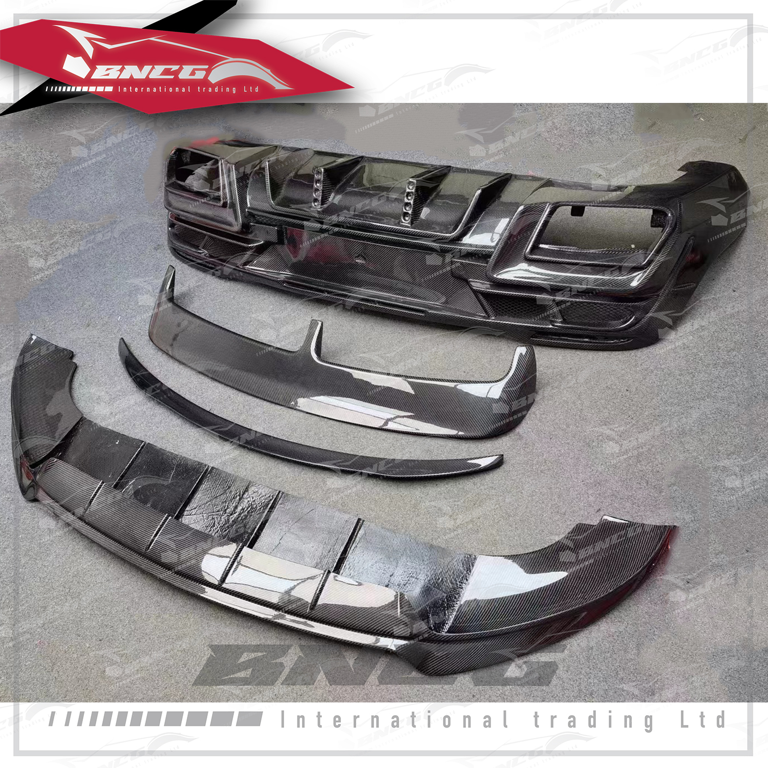 賓士Benz GLE Class C167 改裝 碳纖維 Larte款 前下巴 後下巴 尾翼 頂翼 引擎蓋