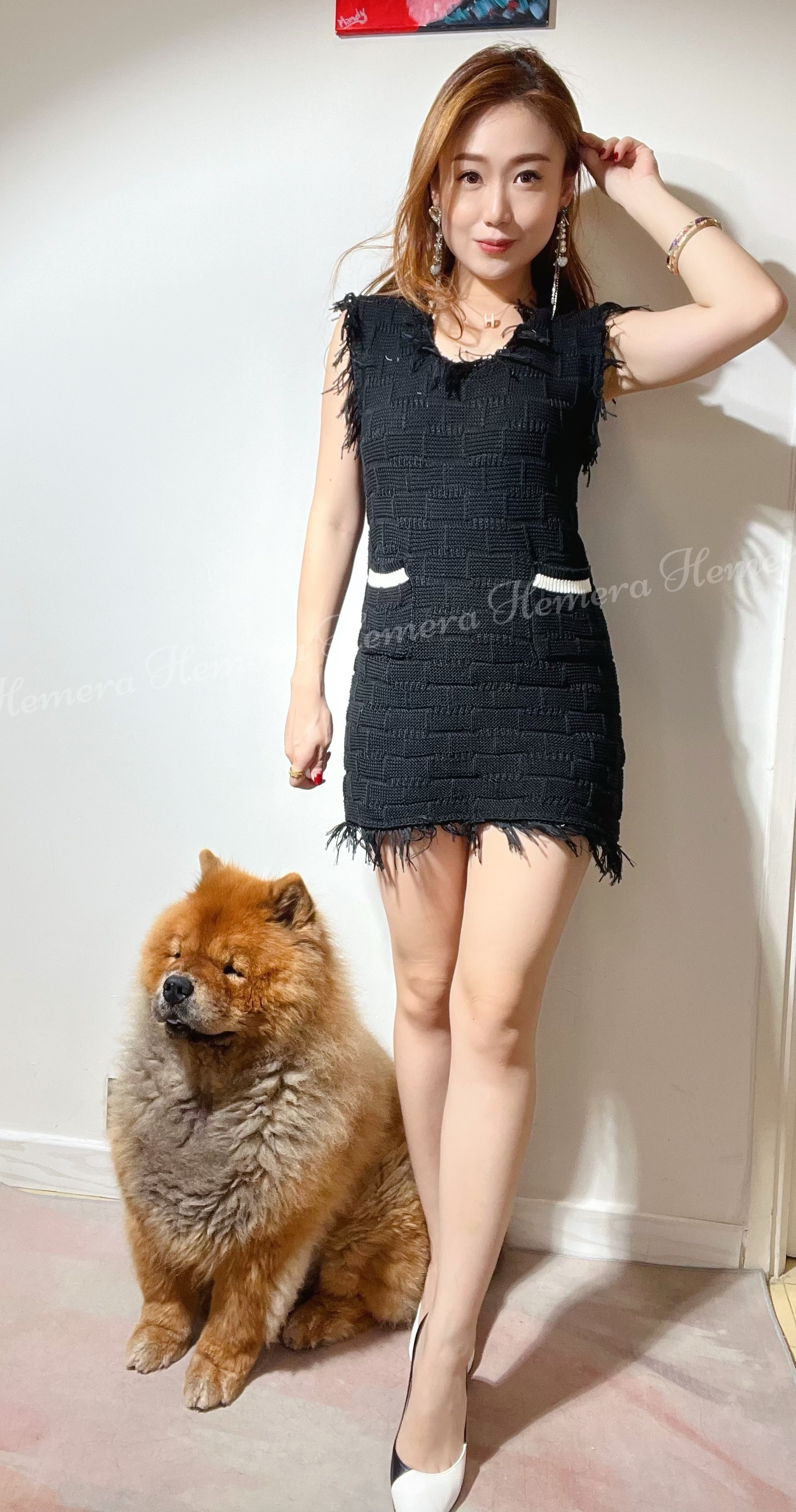 SOSO Tweed Dress DR22S0907