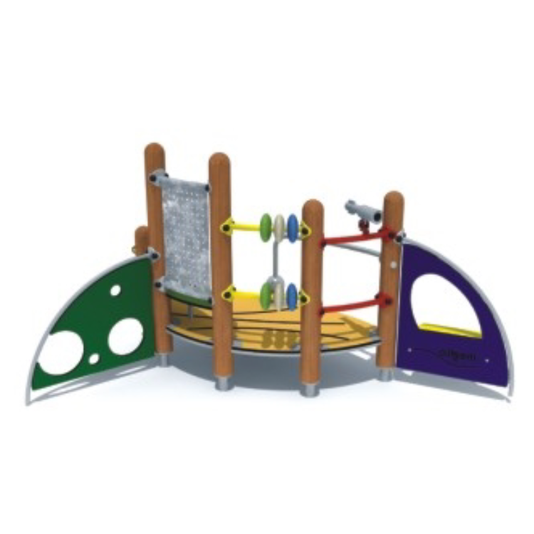 Oval Stage PE Board Playground