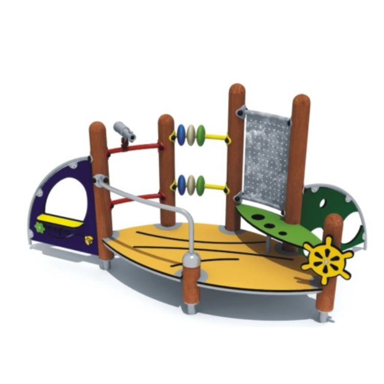 Oval Stage PE Board Playground