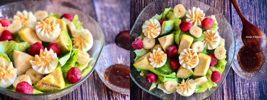 【自製油醋醬 / 水果沙拉】 Homemade Vinaigrette / Fruit Salad