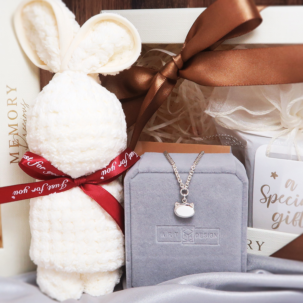 【彌月禮盒】兒童刻字手鍊 淘氣小貓 細版 嬰幼兒純銀周歲禮物