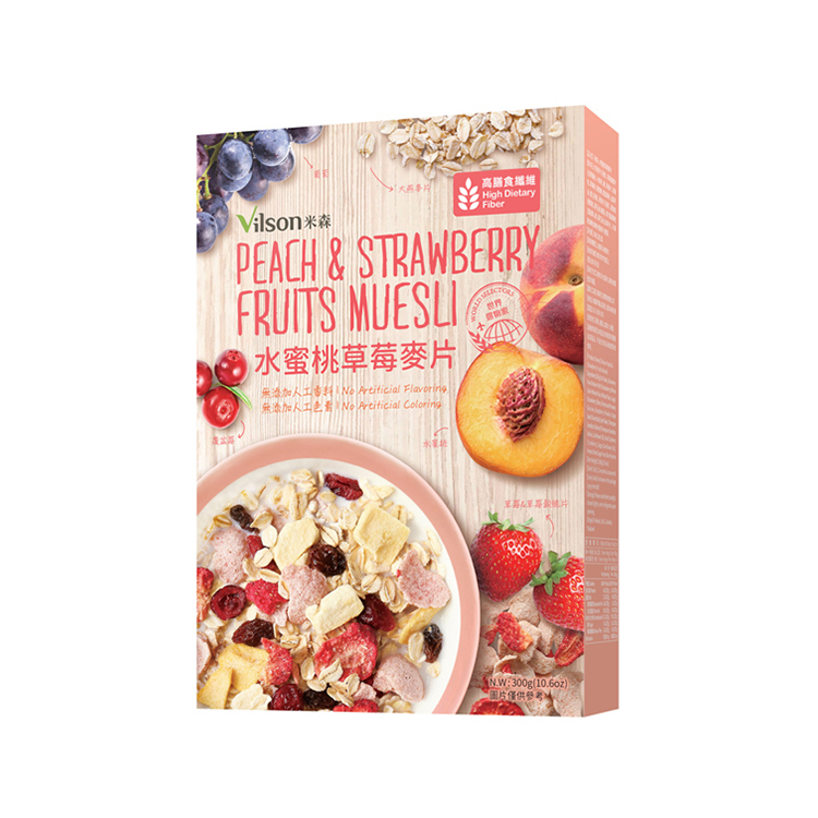 米森水蜜桃草莓麥片