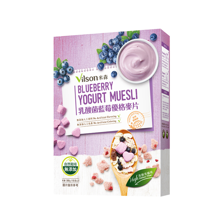 米森乳酸菌藍莓優格麥片