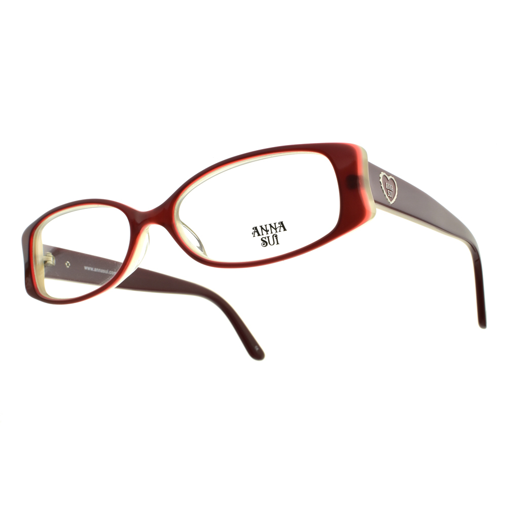 【Anna Sui】AS503 296 (兩色) 愛心LOGO方框光學眼鏡