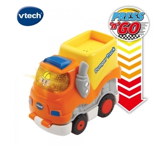 【英國 Vtech】嘟嘟聲光迴力衝鋒車-酷炫傾卸車