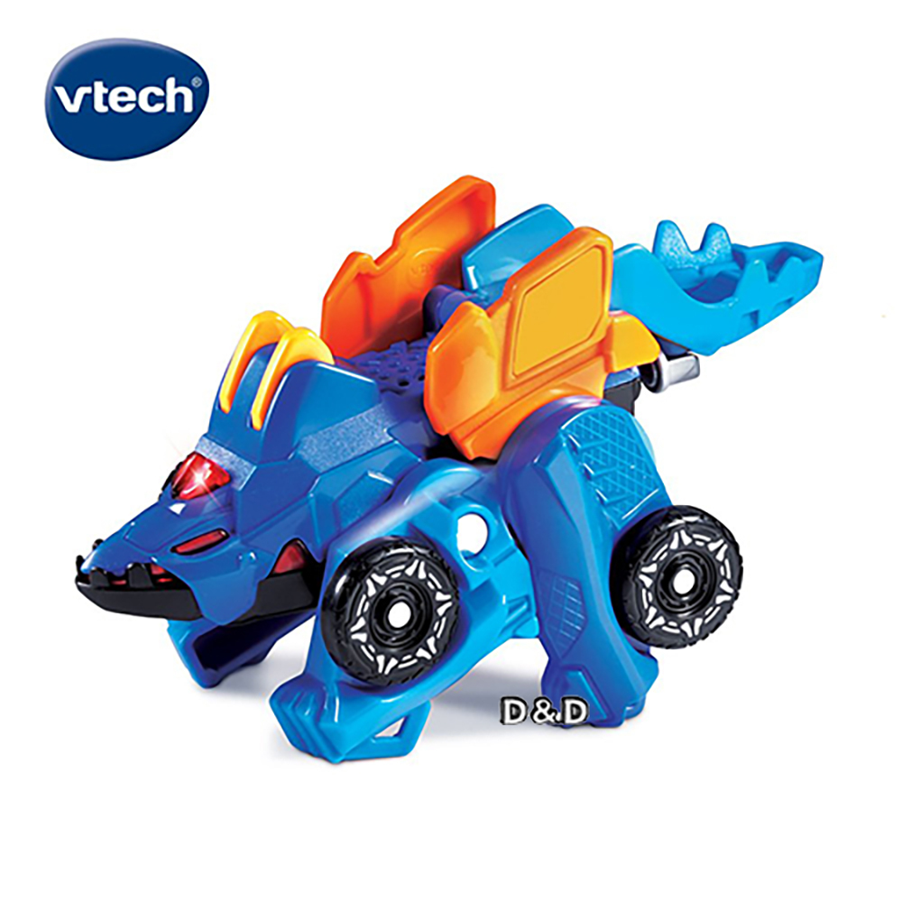 《 英國 Vtech 》聲光變形恐龍車-劍龍-薩拉姆