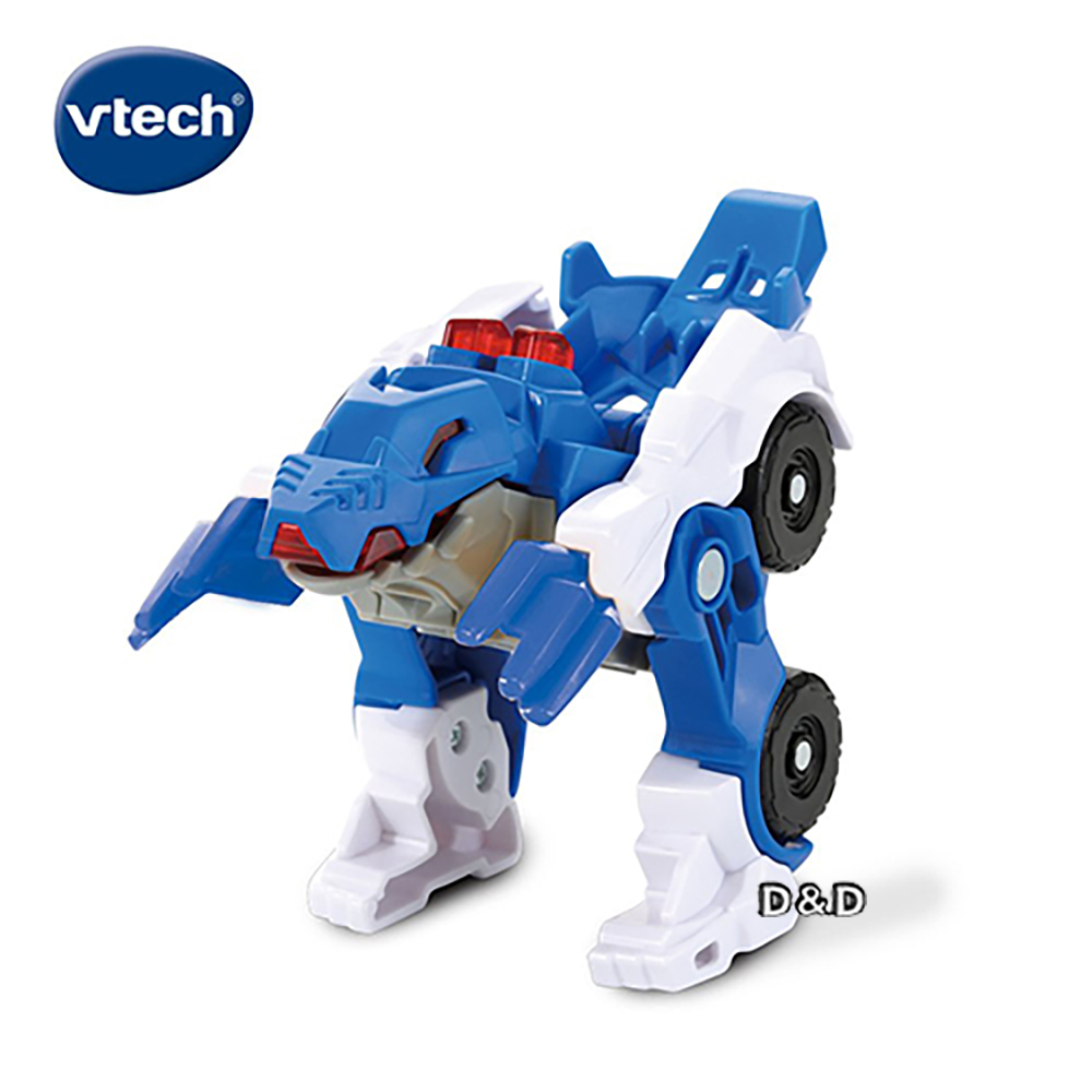 《 英國 Vtech 》聲光變形恐龍車-鐮刀龍-賽爾