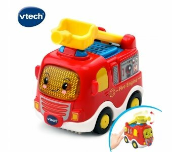 【英國 Vtech】嘟嘟聲光互動車-消防車