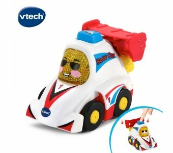 【英國 Vtech】嘟嘟聲光互動車-賽車