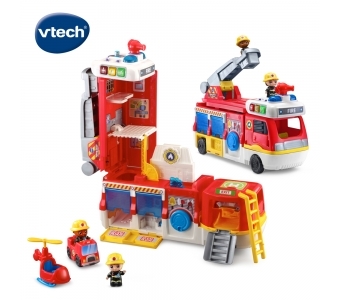 【英國 Vtech】2合1消防英雄豪華救援組