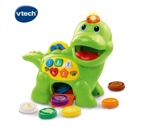 【英國 Vtech】小恐龍餵食學習組