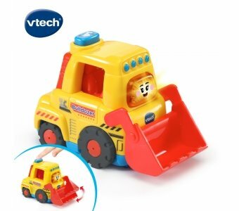 《 英國 Vtech 》嘟嘟聲光互動車-堆土機
