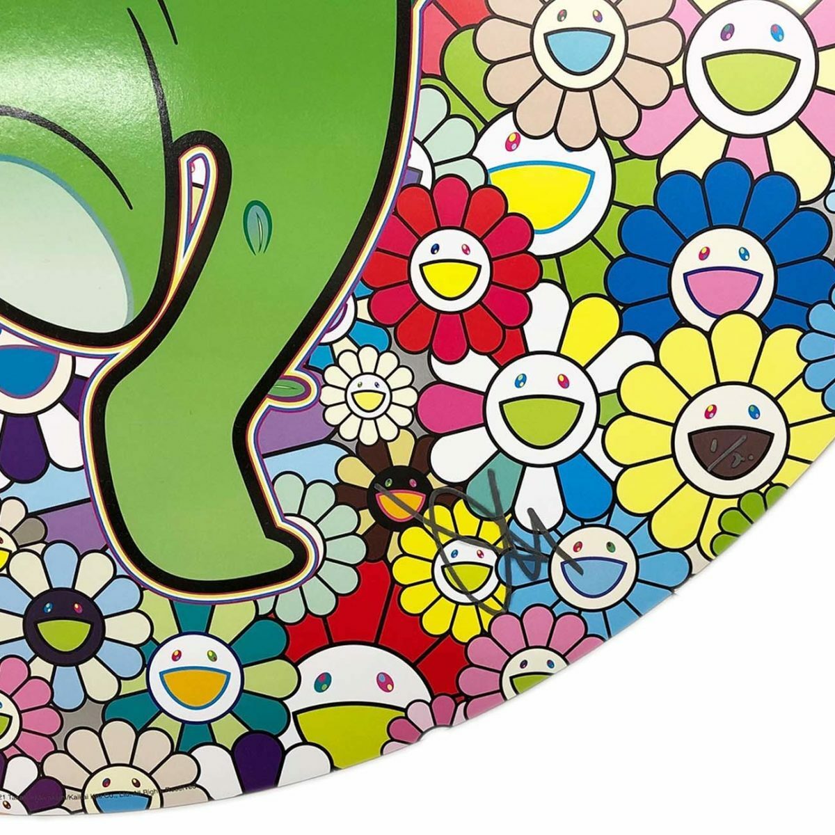 村上隆 Takashi Murakami - お花畑でラッタッタ 版畫