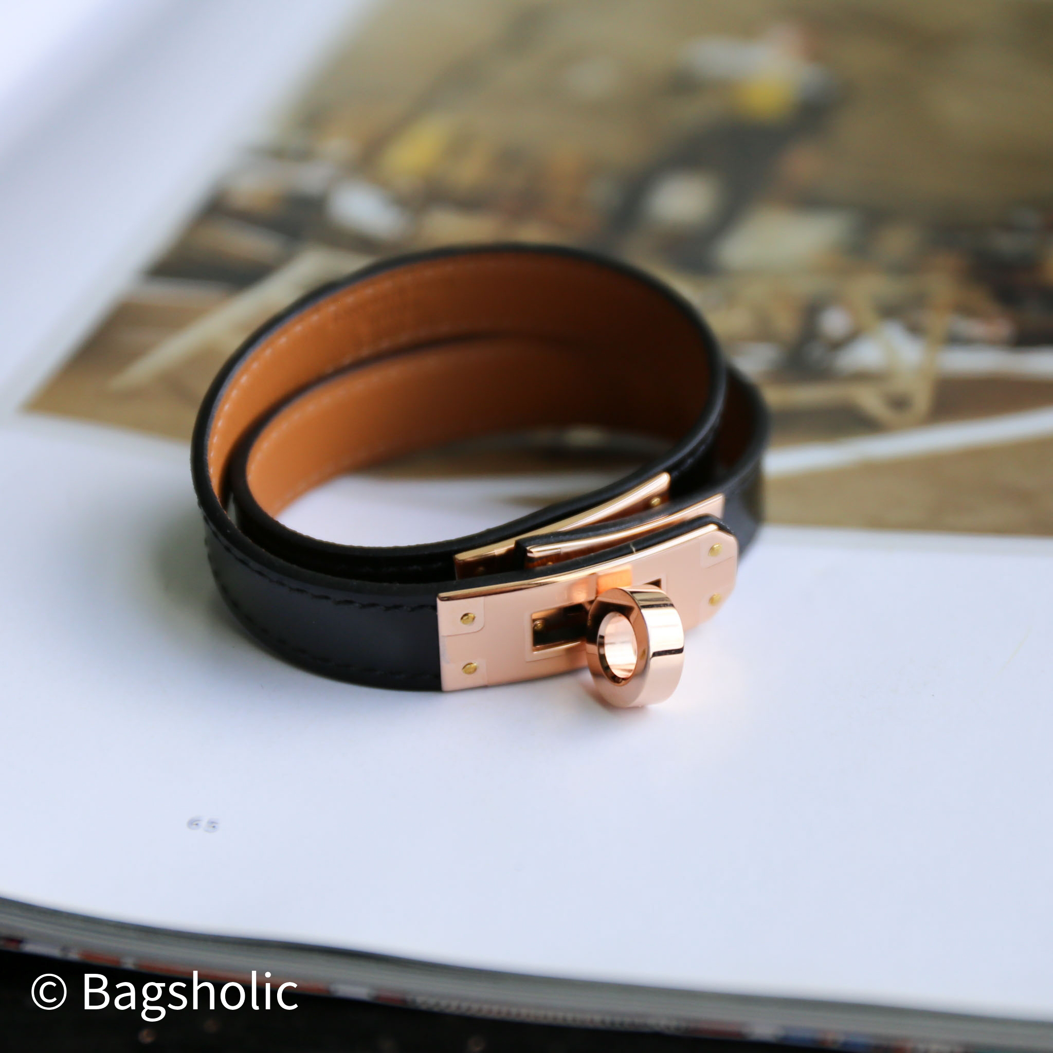 Hermès  Double Kelly bracelet