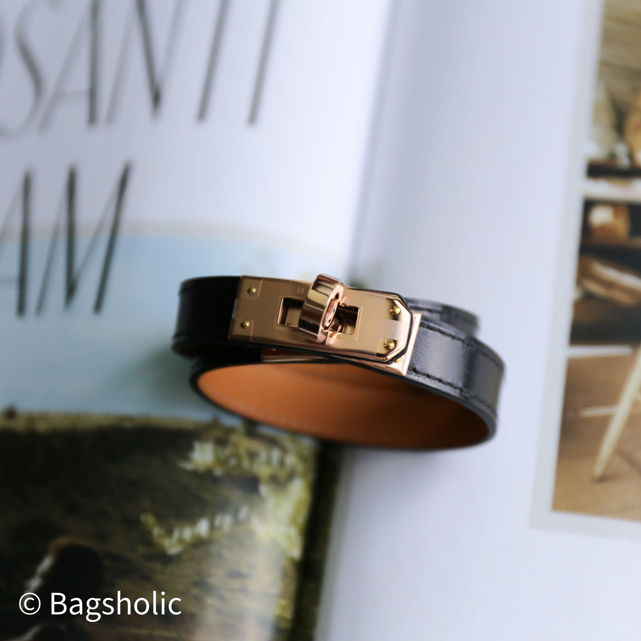 Hermès  Double Kelly bracelet