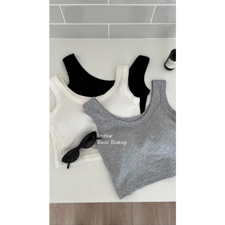 【imfine】單穿也時髦 棉質罩杯背心 #8266