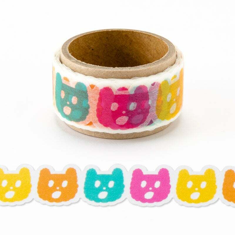 AIUEO - Masking tape KUMA