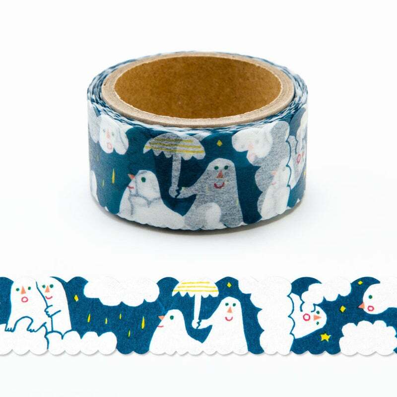 AIUEO - Masking tape ghost