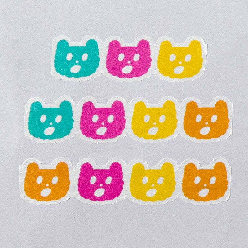 AIUEO - Masking tape KUMA