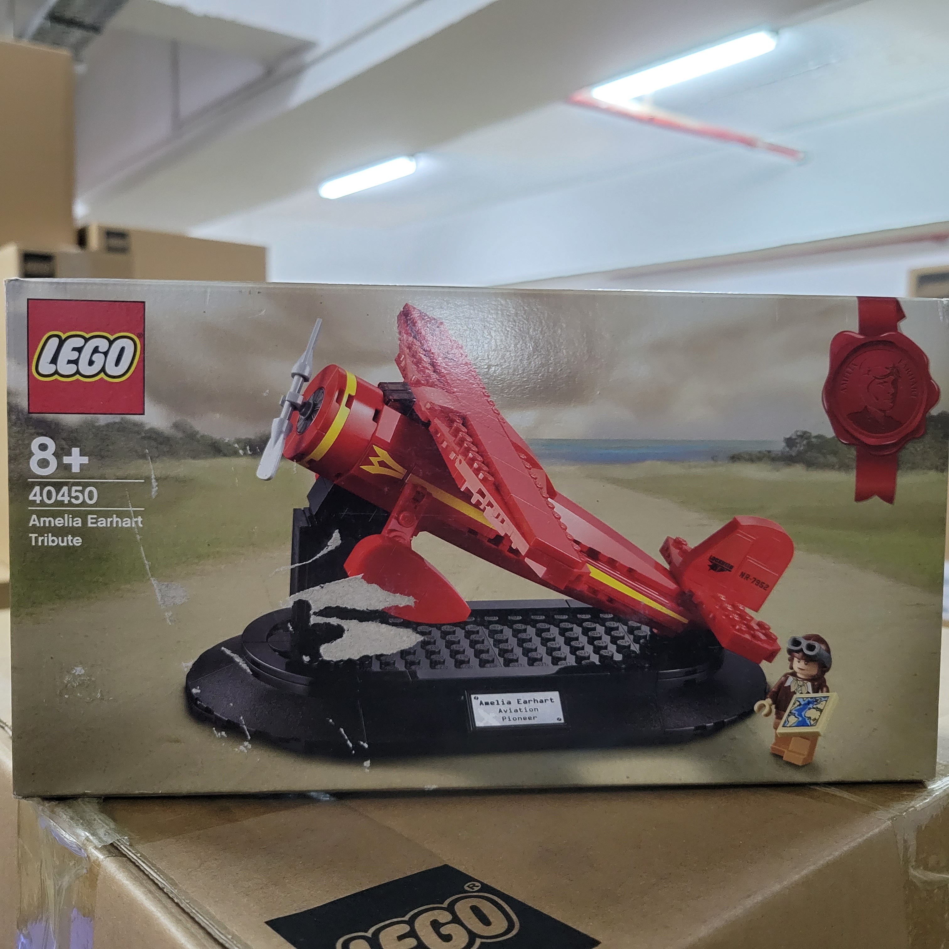 盒殘 LEGO 40450 Amelia Earhart Tribute (Miscellaneous)