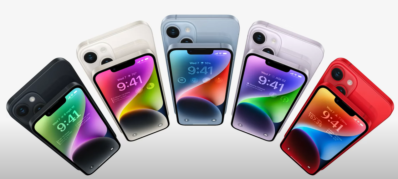 2022 apple 秋季發表會 發布iPhone 14共5色