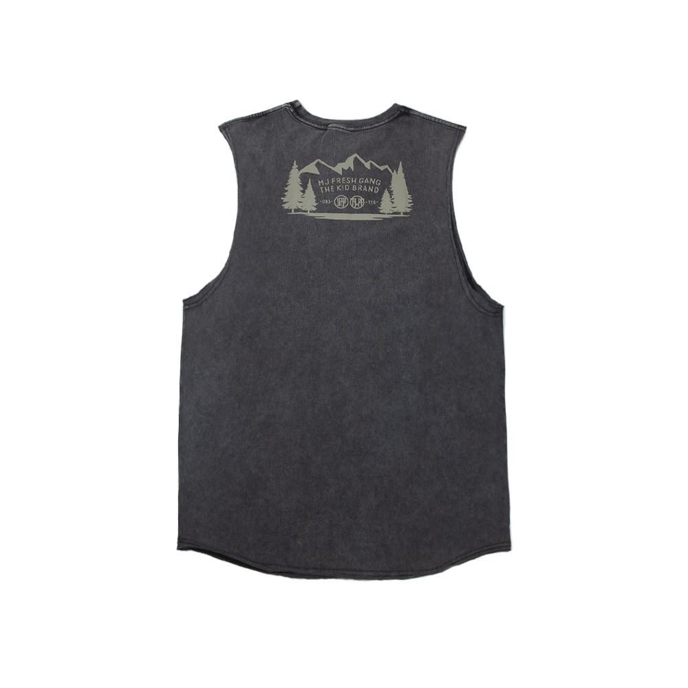 MJ Fresh x KID ® Mountain Forest Tank Top _ 聯名山脈森林背心