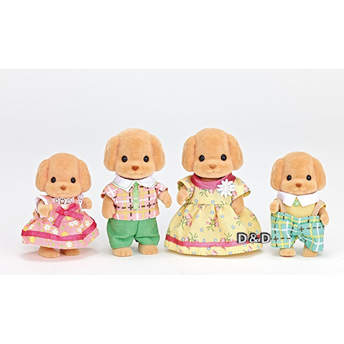 《 森林家族 - 日版 》玩具貴賓狗家庭