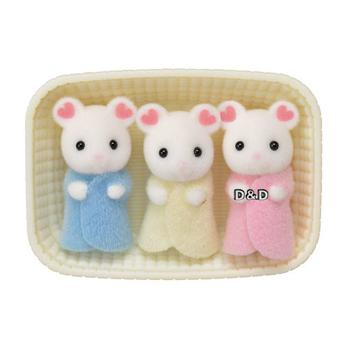 《 森林家族 - 日版 》 棉花糖鼠三胞胎