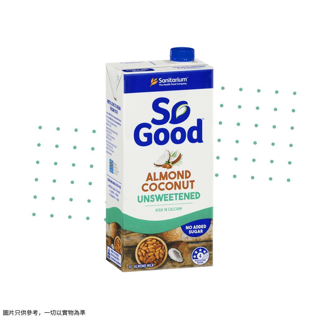 [常溫] 澳洲SO GOOD無糖杏仁椰奶 1L