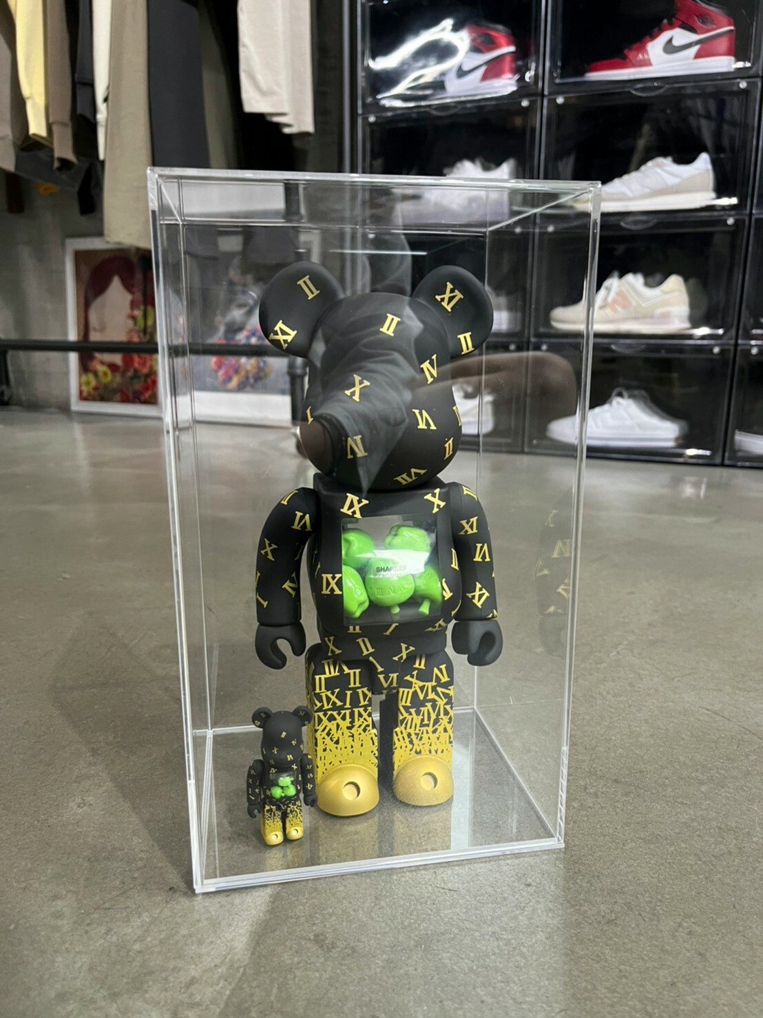 Bearbrick Be@rbrick 400%+100% / 400% 公仔玩具高質感透明收藏盒展