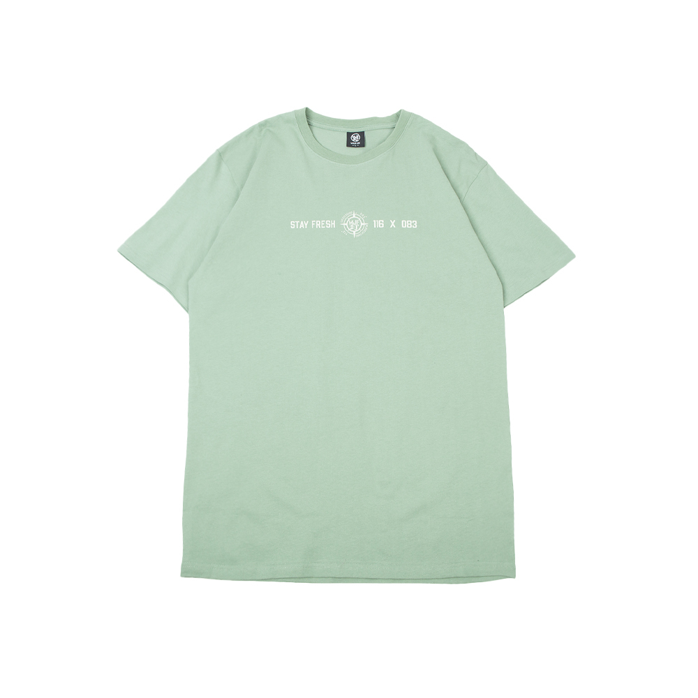 MJ Fresh x KID ® Camping Tent T-shirt _ 聯名指南針文字短T